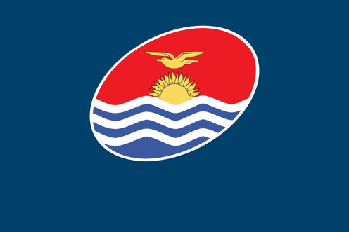 Oceania Kiribati_Flag_White Stroke