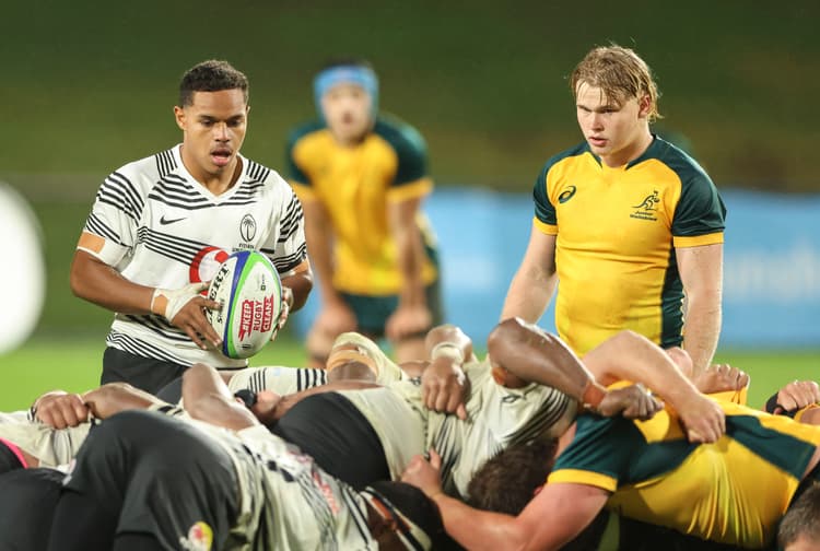 Fiji v Australia during round 2 of the 2022 Oceania Rugby U20 Championship