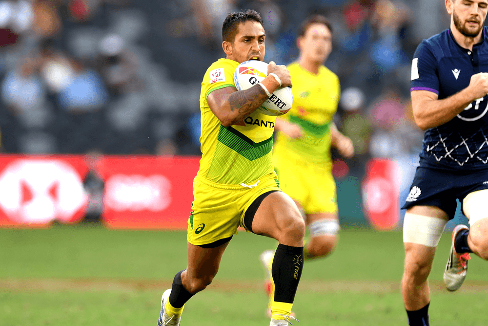 The Australian Men's Sevens team was on the rise. Photo Getty Images. 