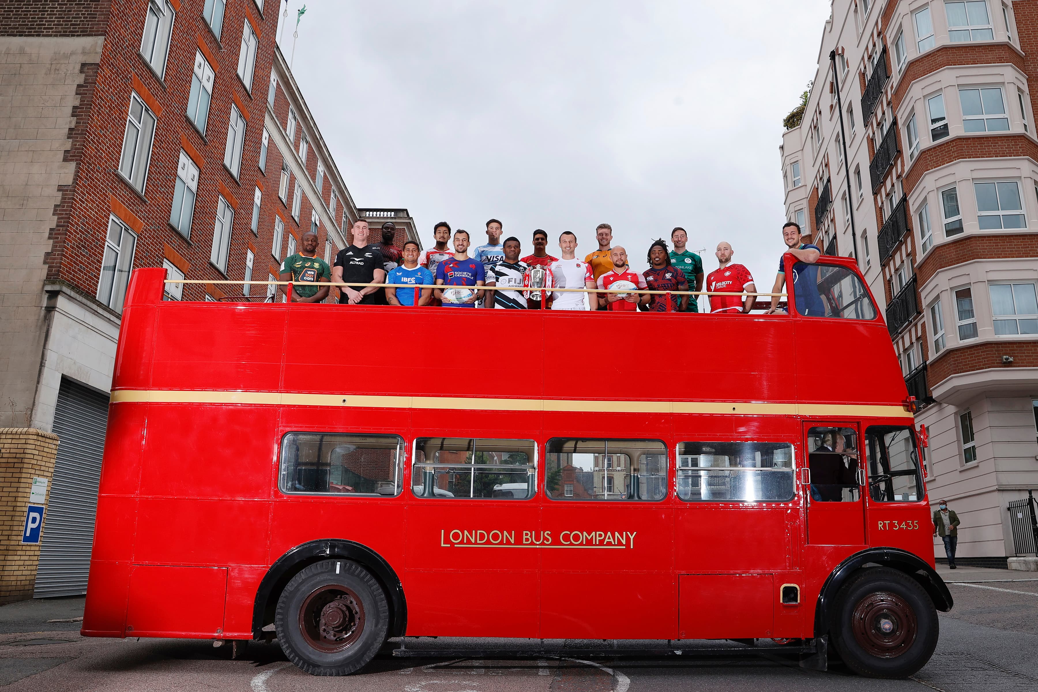 All 16 captains ahead of this weekends London 7s