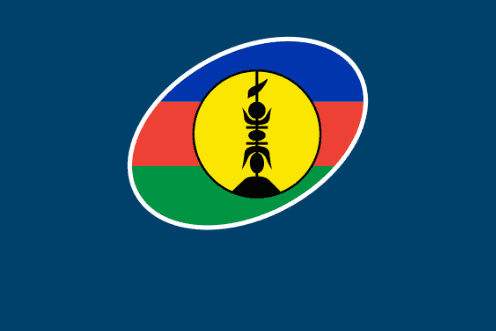 Oceania New Caledonia_Flag_White Stroke