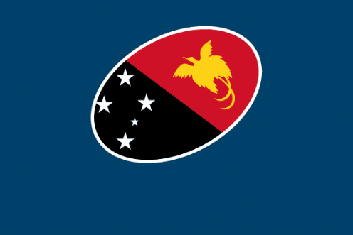 Oceania Papua New Guinea_Flag_White Stroke
