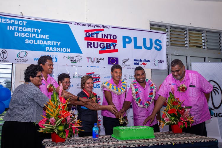 Fiji Get Into Rugby PLUS Program Ambassadors