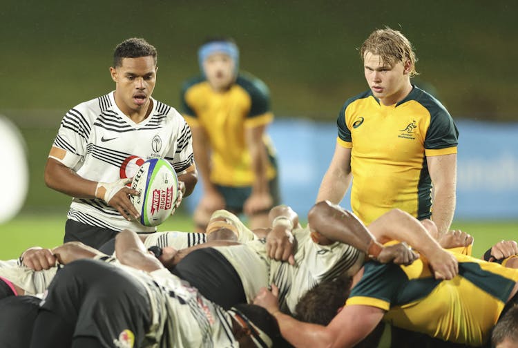 Fiji v Australia during round 2 of the 2022 Oceania Rugby U20 Championship