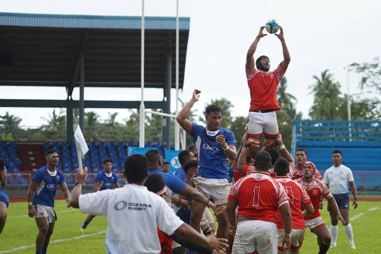 Tonga v Samoa during 2020 Oceania Rugby U20 Trophy