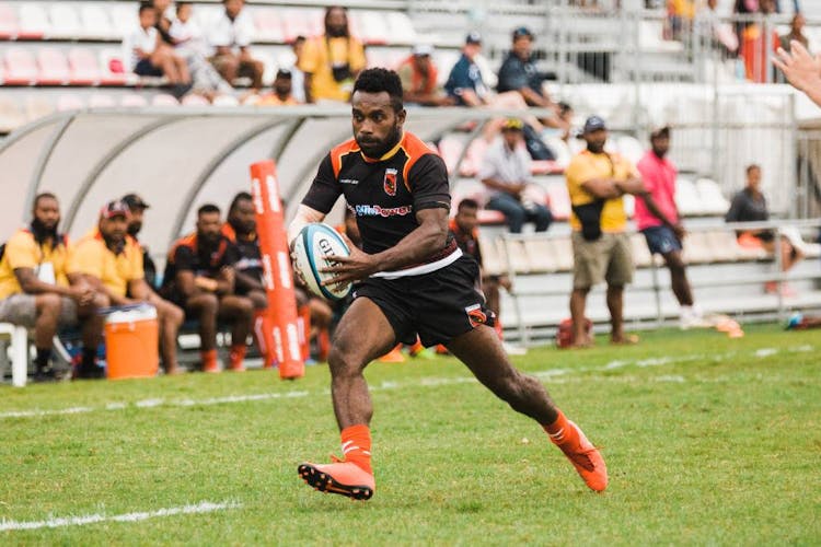 Papua New Guinea in action during 2019 Oceania Rugby Men's Championship