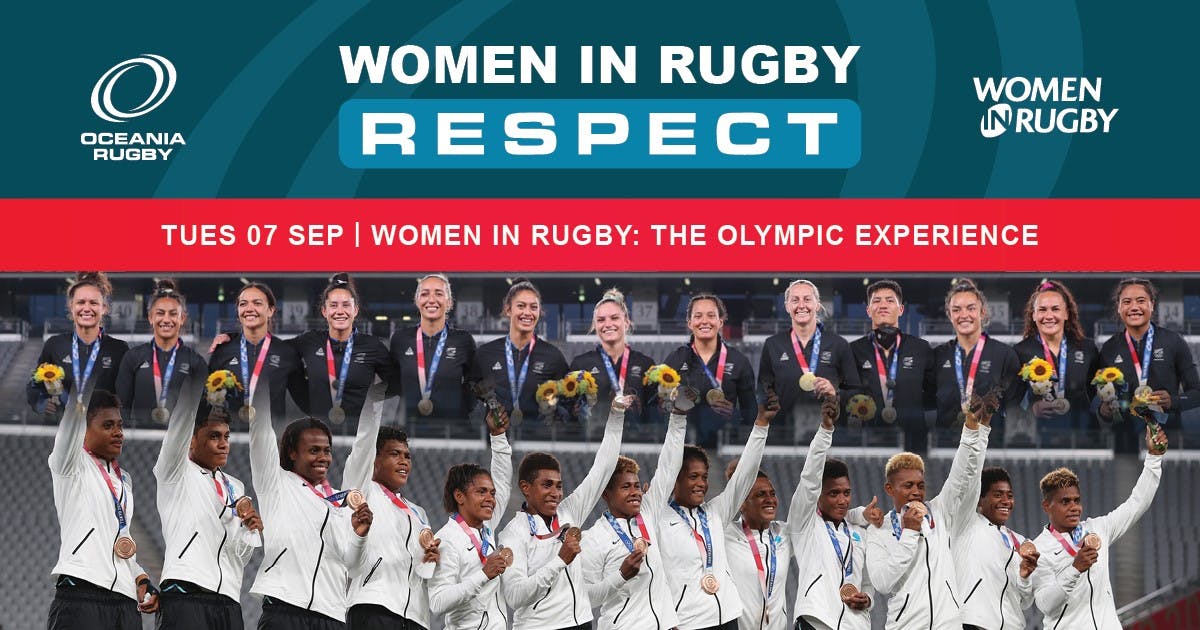 Women in Rugby: Webinar - Olympic Experience ad