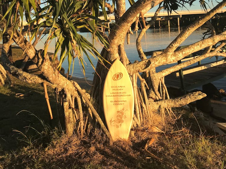 The new trophy was handcrafted by Eumundi based designer, furniture maker, and timber artisan David Suters