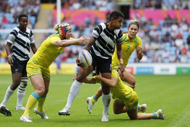 Australia v Fiji on Day 2 of 2022 Commonwealth Games (Photo: Mike Lee for World Rugby)